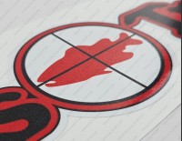 Bass Tracker Target Boat Logo Decal